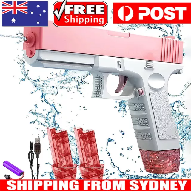 Electric Water Guns Pistol Summer Pool Beach Toy Outdoor for Adults&Children AUS