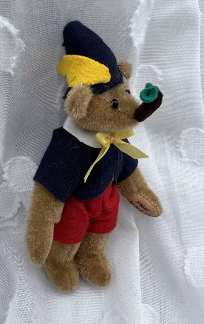 Fibber Boy Pinocchio Miniature Bear LITTLE GEMS by Linda Spiegel Handmade Ltd Ed