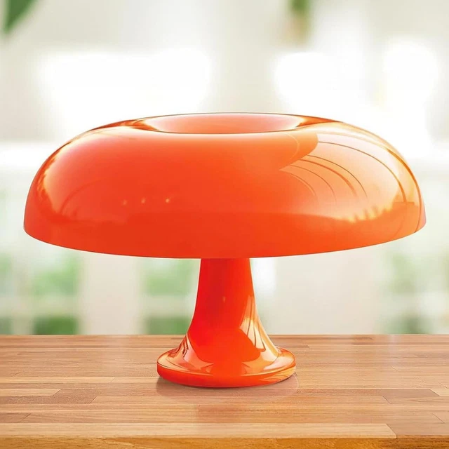 Lampe Vintage Orange Années 60/70 - Design Rétro Pour Bureau Ou Chevet