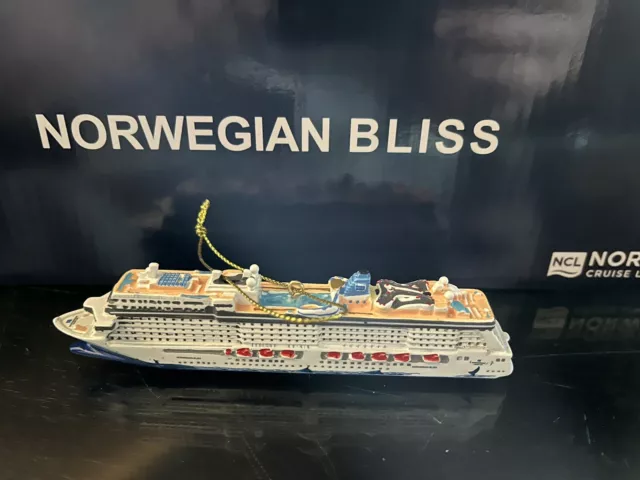 Norwegian Bliss Official Ship Ornament Brand New NCL Cruise Line 🚢