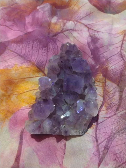 Natural Amethyst Crystal Cluster Quartz Energy Druzy Geode Gemstone Healing