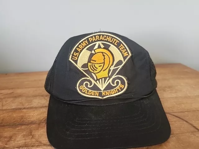 Us Army Golden Knights Parachute Team Hat Patch Trucker Hat