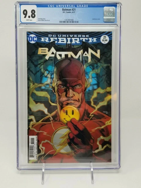 Batman #21 (2017) 1st Print Lenticular Watchmen Doomsday CGC 9.8  DC NM+ MT