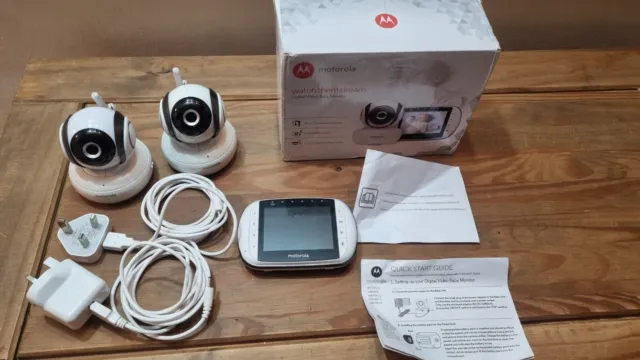 Motorola MBP36S Digital Video Baby Monitor, 2x Cameras