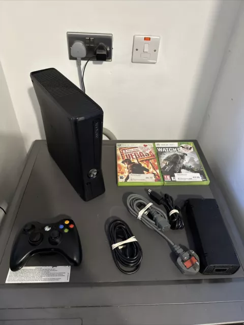 Microsoft Xbox 360 Slim 250GB Complete Console Bundle *TESTED WORKING*