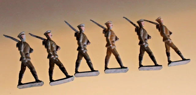 Figurine Soldat Ancienne Plomb Ou Aluminium Seconde Guerre Mondiale - Occasion