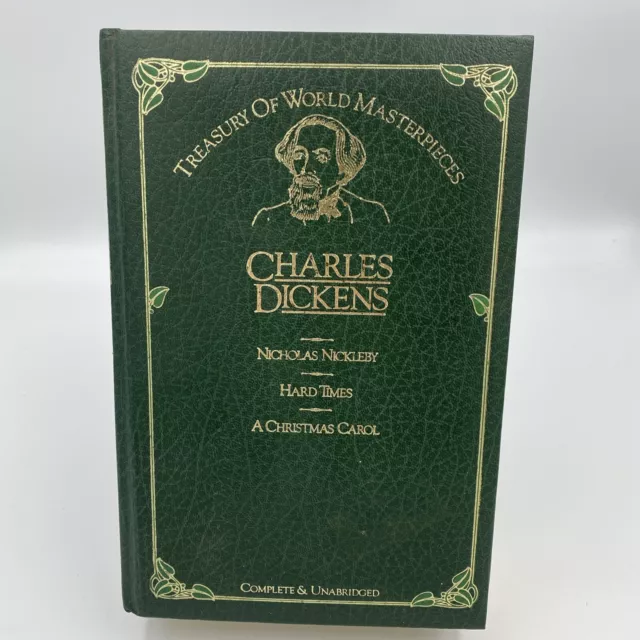 Charles Dickens - Hard Times - A Christmas Carol - Nicolas Nickleby -Treasury HC