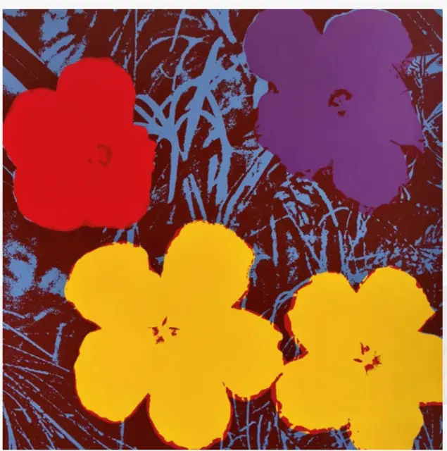 Andy Warhol Poppy Flowers 11.71 Silkscreen Sunday B Morning Pop Art