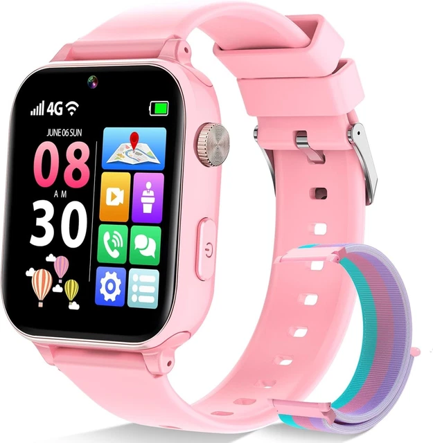 UCANI 4G KIDS Smart Watch Boys Girls, Kid GPS Tracker Watch, PINK £50. ...