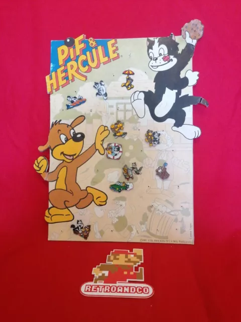 Présentoir Pin's BD Pif et hercule Pins