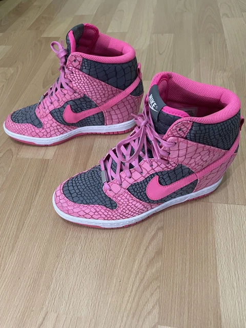 nike womens dunk sky high hidden wedge heel