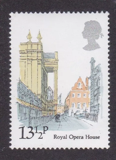 Francobollo GB 1980 - Royal Opera House - 131⁄2p - nuovo di zecca - punti di riferimento di Londra