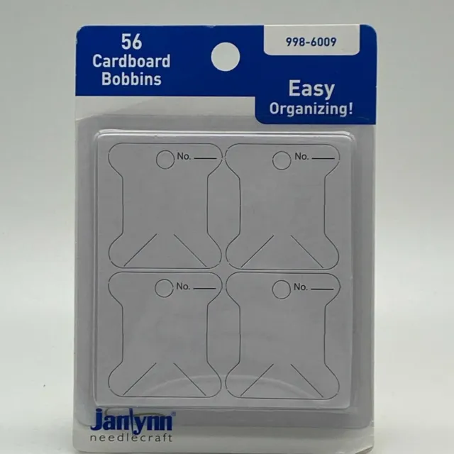 Bobinas de cartón Janlynn Needlecraft 56 fáciles de organizar 998-6009 envío gratuito
