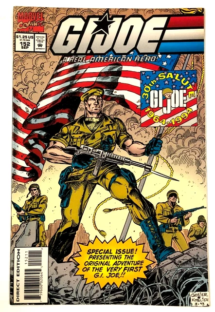 GI JOE (1982-1994) 152 (September 1994) VF-NM scarce -Marvel bailing on licenses