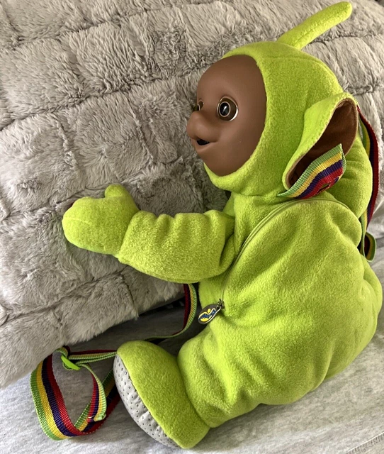TELETUBBIES PLUSH BACKPACK Rucksack 1996 Rare HTF Vintage Green