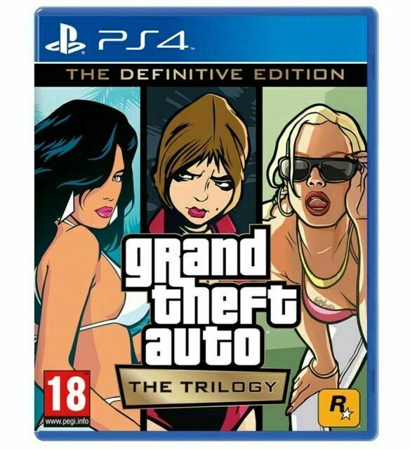 Custodia Ricambio Originale Per PS4 – Grand Theft Auto Trilogy, Come Nuova