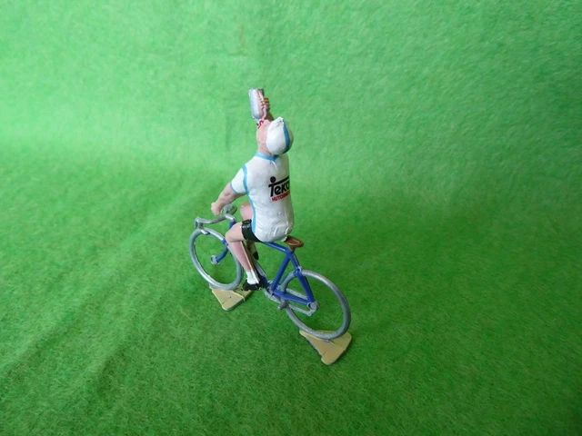 Figurine Coureur Cycliste Tour De France Années 60 - Hauteur 60 Mm, Plastique Peint, Excellent état