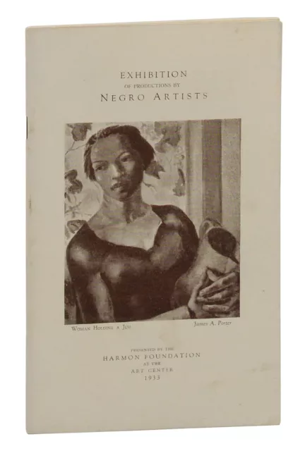 Exhibition of Productions by Negro Artists ~ ALAIN LOCKE ~ Harmon 1933 Black Art