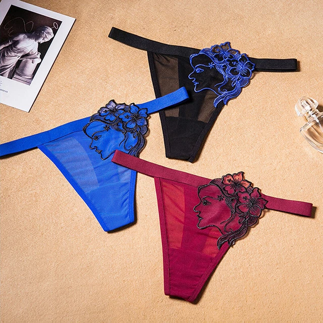 1 pz biancheria intima sexy cava da donna in pizzo senza cuciture vita bassa traspirante-