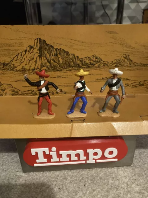 Timpo Vintage Wild West Mexican Cowboys