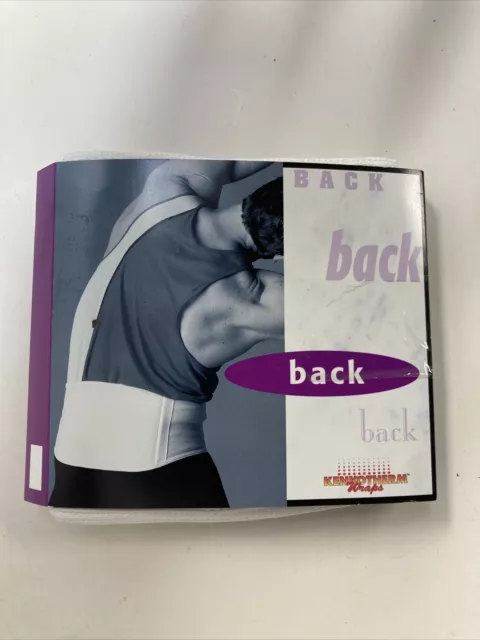 Nikken Kenko Therm Back Wrap White Size MED