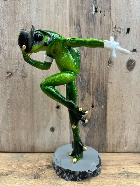 Frog MJ Resin Figurine 7" x 5"
