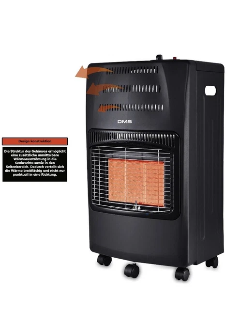 DMS® Gasheizofen 4200W Heizgerät Gasheizung Gasheizer Gasheizstrahler Infrarot