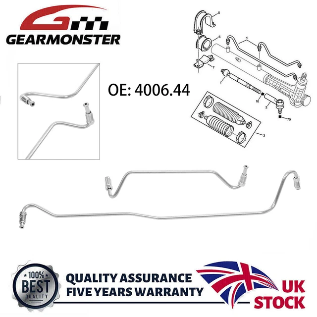 POWER STEERING RACK Pipes For Peugeot Boxer Fiat Ducato Citroen Relay ...