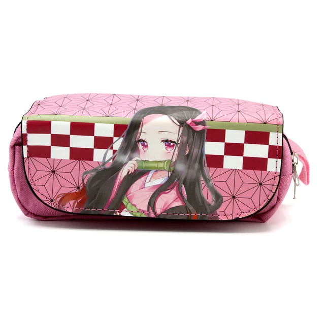 Nezuko Kamado Demon Slayer Federmäppchen (Anime Reisetasche Kupplung Geldbörse)