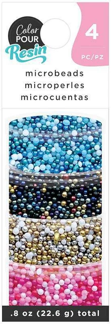 Microperlas de resina de vertido de color American Crafts 4/paquete 718813596862