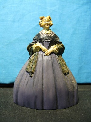 1990 Franklin Mint Gone With The Wind Aunt Pittypat 3 1/2" tall Figurine