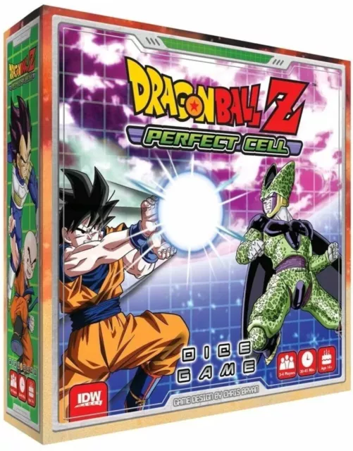 IDW Games Dragon Ball Z Perfect Cell Board Game Dice Game Unplayed