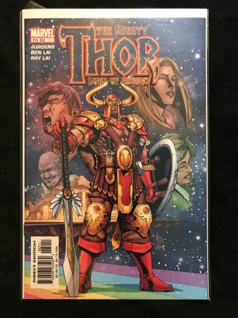 THE MIGHTY THOR #62 LGY 564 NM 2003 1998 2nd SERIES VOL. 2  MARVEL
