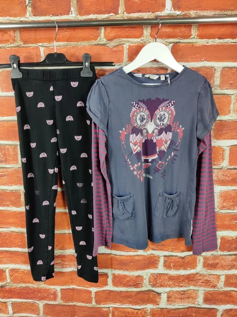 T-Shirt Top Raglan Ragazze Età 8-9 Anni Fat Face H&M Legging Raglan Bambini 134 Cm
