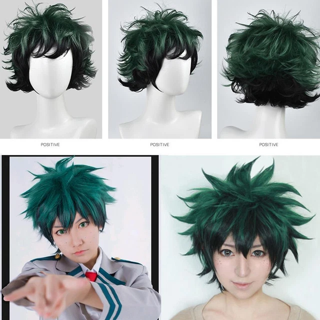 Boy Cosplay Wig Anime My Hero Academia Deku Izuku Midoriya 1Y3T Men Y0T0 X7S8