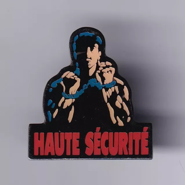 Rare Pins Pin's .. Cinema Film Movie Star Sylvester Stallone Haute Securite ~Fk