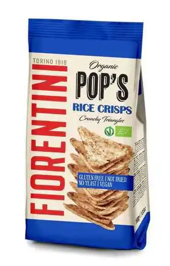 Fiorentini Organic POPS Rice Crisp 100g -4 Pack
