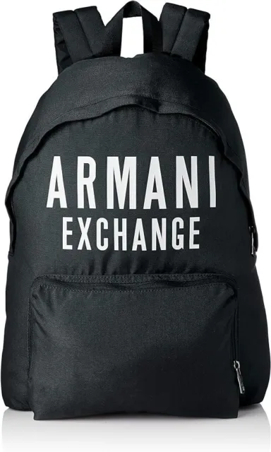 Armani Exchange Black Backpack Rucksack Bag - 952199 9A124 00020 BNWT RRP £90