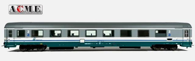 1円～ A.C.M.E. HOゲージ Carrozza di 1 classe Tipo Z - Livrea XMPR Epoca V / FS Tipo Z - Type Z Italian Railways coach アクメ