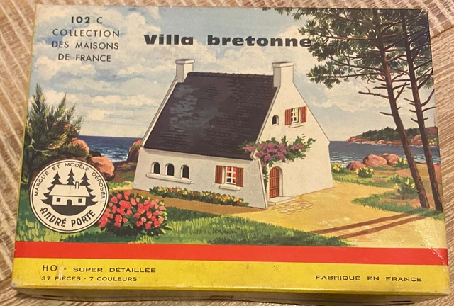 JOUEF HO 1971 MAQUETTE VILLA BRETONNE MAISON INDIVIDUELLE HABITATION DE