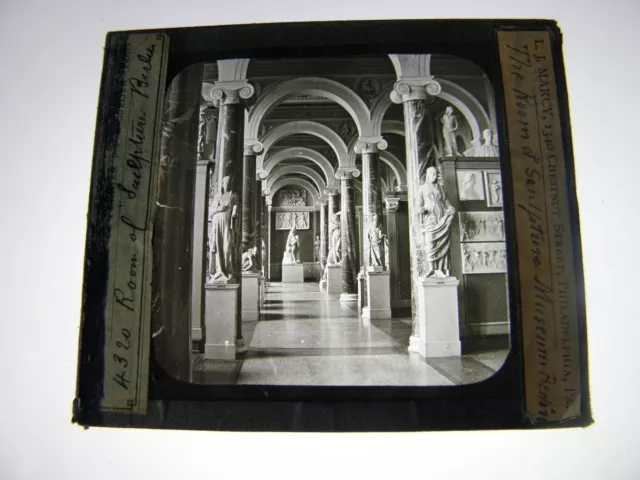 25 Magic Lantern Glass Slides Castles European Landmarks*L J Marcy Philadelphia 2