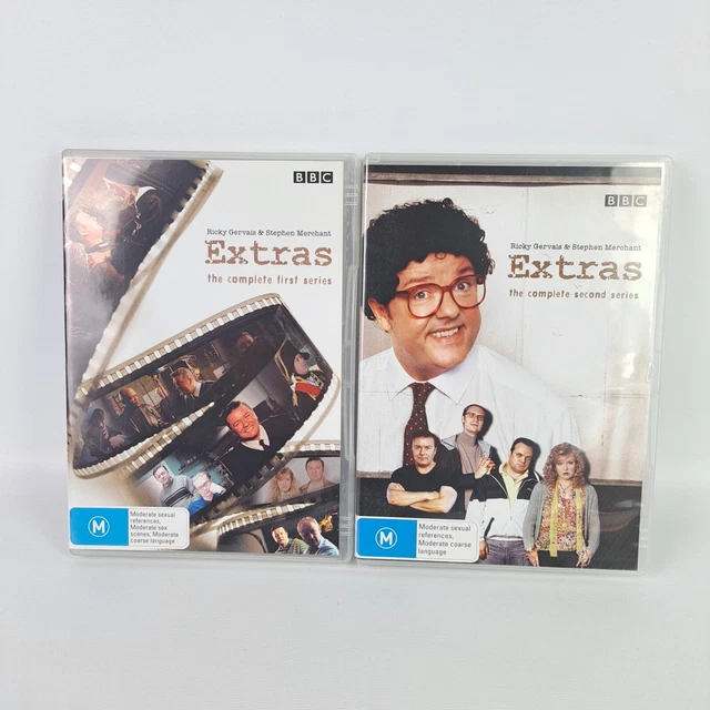 Extras Season One & Two Set DVD Series 1 & 2