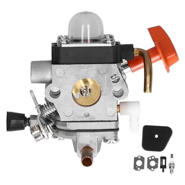 HERCHR Carburateur pour FS87 FS90 HL100 HL100K FS90K FS100 FS110, 4180 120 0611, 4180 120 0604, en métal, Argent