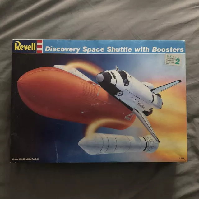 Revell Discovery Space Shuttle With Boosters Model Kit 4544 Empty Box & Inst