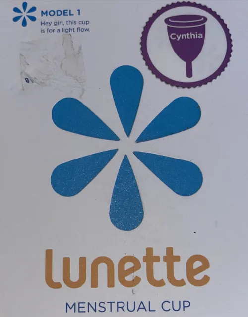 Lunette Copa Menstrual Modelo 1 para Flujo Ligero a Normal Reutilizable Púrpura Nuevo