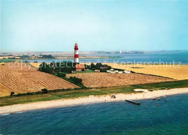 73042599 Fluegge Fehmarn Leuchtturm Ostseeinsel Fliegeraufnahme Fluegge