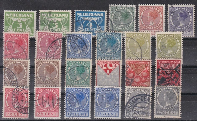 8049 Niederland Lot aus 175-217 gestempelt