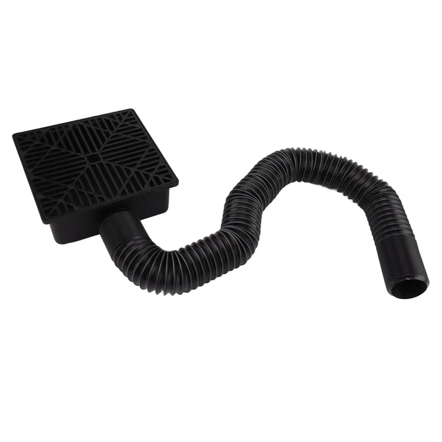 FLEXIBLE DOWNSPOUT EXTENDER Catch Basin PVC Pipe Extension With