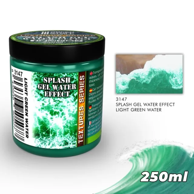 Gel efecto agua - Verde Claro 250ml - pinturas colores modelismo warhammer 40K