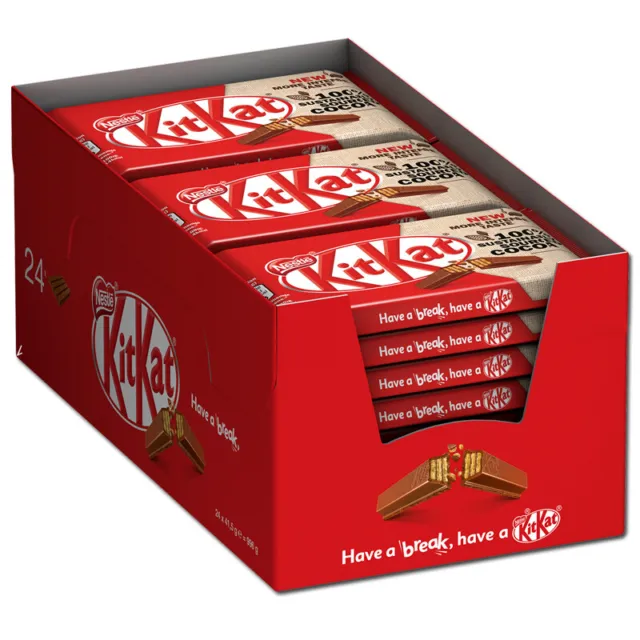 (11,70€/1kg) Nestle KitKat, Riegel, Schokolade, 24 Riegel